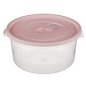 Контейнер круглый для СВЧ пластик 1,6л 861-327 Контейнер круглый для СВЧ пластик 1,6л 861-327