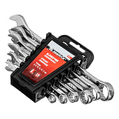 Набор ключей комбинированных, 6 - 17 мм, 6 шт., CrV, полированный хром// MATRIX Набор ключей комбинированных, 6 - 17 мм, 6 шт., CrV, полированный хром// MATRIX