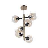 Люстра в стиле модерн 10111/6AB+BK BR Люстра в стиле модерн 10111/6AB+BK BR