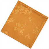  Набор салфеток (рогожка) 35х35 Радушная хозяйка ботаника охра 5731 4 шт 