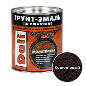 Молотковая ГРУНТ - ЭМАЛЬ по ржавчине "DALI" 2л - коричневый Молотковая ГРУНТ - ЭМАЛЬ по ржавчине "DALI" 2л - коричневый