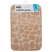  Коврик для ванной 40х60 Stone бежевый 102514 
