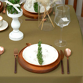 Скатерть (саржа) 150х180 Этель Kitchen зелёный Скатерть (саржа) 150х180 Этель Kitchen зелёный