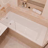  Ванна акриловая Калибри 160х70 без каркаса Aquatek 