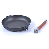 Сковорода 200мм чугун съем.дер/руч. 0120 Сковорода 200мм чугун съем.дер/руч. 0120