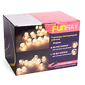 Электрогирлянда уличная Лампочки IP65 (тепл.бел) Funray Электрогирлянда уличная Лампочки IP65 (тепл.бел) Funray