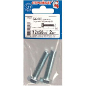  Болт М12х50, DIN933, 2шт, цинк 