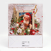 Пакет новогодний 31х41х10 см, Santa