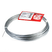 Трос стальной DIN 3055 1мм (20 м) Трос стальной DIN 3055 1мм (20 м)
