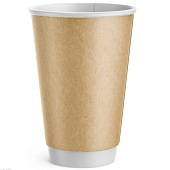 Стакан Бум. 350мл крафт 2-слойный/25/500 /П-н Стакан Бум. 350мл крафт 2-слойный/25/500 /П-н