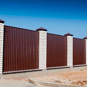 Профнастил МП-20 0.45х6000х1150мм RAL 8017 шоколадно-коричневый Профнастил МП-20 0.45х6000х1150мм RAL 8017 шоколадно-коричневый