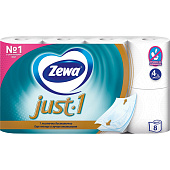  Туалетная бумага Зева 4-сл Джаст 8 шт 