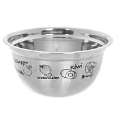 Миска из нержавеющей стали 1,7л 20х9,7см 312-1329 Миска из нержавеющей стали 1,7л 20х9,7см 312-1329