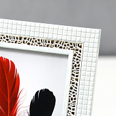 Фоторамка 10х15 пластик Мозаика и золотая слюда 5375896 Фоторамка 10х15 пластик Мозаика и золотая слюда 5375896