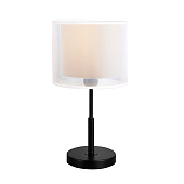 Светильник настольный 11157/1T BK WT+WCL 40Вт E27 S=2м2 /ЭкономСвет Светильник настольный 11157/1T BK WT+WCL 40Вт E27 S=2м2 /ЭкономСвет