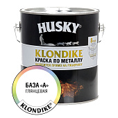 Краска по металлу глянцевая HUSKY-KLONDIKE Белая База А 2,5 л