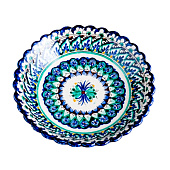 Тарелка глубокая «Узоры», d=20 см, синяя,микс 1573757 Тарелка глубокая «Узоры», d=20 см, синяя,микс 1573757