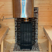  Огнеупорный лист 1200х600х10мм Декор кирпич шоколад /ОгнеупорОFF 