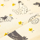 Скатерть (рогожка) 180х144 Доляна Сhicken farm 5538637 Скатерть (рогожка) 180х144 Доляна Сhicken farm 5538637