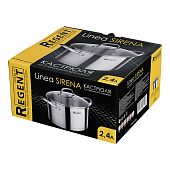 Кастрюля со стеклянной крышкой 2,4л Linea SIRENA 65-0218 Кастрюля со стеклянной крышкой 2,4л Linea SIRENA 65-0218