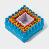 Набор форм для печенья «Квадрат», 5 шт, 8х8х3,5 см, МИКС 114628 Набор форм для печенья «Квадрат», 5 шт, 8х8х3,5 см, МИКС 114628