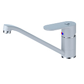 Смеситель для кухни на гайке белая эмаль 2523 А45A/А45М CALORIE Люкс Смеситель для кухни на гайке белая эмаль 2523 А45A/А45М CALORIE Люкс