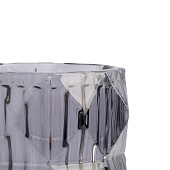  Ваза для цветов, 23 см, стекло, серая, ANLAF-2211204 