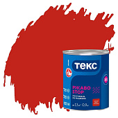 Грунт-эмаль глянцевая 3в1 РЖАВОSTOP Текс ПРОФИ красная RAL:3000 0,9кг Грунт-эмаль глянцевая 3в1 РЖАВОSTOP Текс ПРОФИ красная RAL:3000 0,9кг