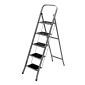 Стремянка стальная 5 ступеней, широкие, высота платформы 116см, макс.нагр. 120(150)кг Сибртех Стремянка стальная 5 ступеней, широкие, высота платформы 116см, макс.нагр. 120(150)кг Сибртех