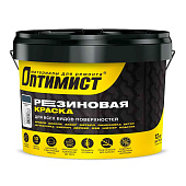  Краска резиновая ОПТИМИСТ F310 графитово-серая 12кг 