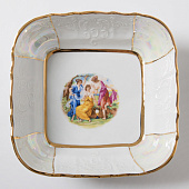  Салатник квадратный 16 см Thun Bernadotte, декор "Мадонна,перламутр" БЕР0575 