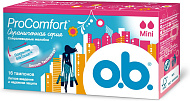 Тампоны O.b. ProComfort Мини16шт Тампоны O.b. ProComfort Мини16шт