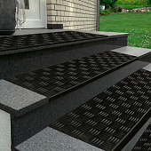 Резиновые накладки на ступени Крестики 25x75