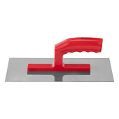  Гладилка из нерж. стали, 280х130мм, зеркальная полировка, пластмас. ручка 