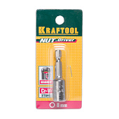 Бита с торцовой головкой 8мм,длина 50мм, хвостовик Е 1/4", 1 шт/Kraftool Бита с торцовой головкой 8мм,длина 50мм, хвостовик Е 1/4", 1 шт/Kraftool