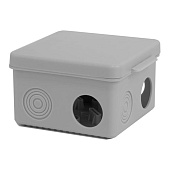 Коробка распределительная ОП 80х80х50мм 7 каб. вводов IP54 сер. TOKOV ELECTRIC TKE-KR-80-80-50-C06