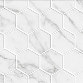 Плитка  30х60 Marble Гексо белый /БерезаКерамика (1,62м2)