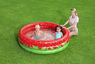 Bestway Бассейн надувной детский Sweet Strawberry, 160х38см, 390л арт.51145 Bestway Бассейн надувной детский Sweet Strawberry, 160х38см, 390л арт.51145