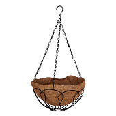 Кашпо подвесное, с кокосовой корзиной, д=25 см// Palisad 69001 Кашпо подвесное, с кокосовой корзиной, д=25 см// Palisad 69001