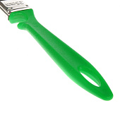  Кисть плоская Работы по дереву 25х10мм, смешанная щетина, зеленая пластиковая ручка, АКОР 