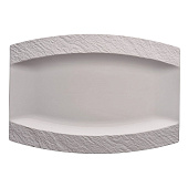 Блюдо сервировочное BILLIBARRI Wild Slate, фарфор, 36,5см, белый Блюдо сервировочное BILLIBARRI Wild Slate, фарфор, 36,5см, белый