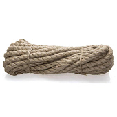 Канат джутовый крученый 12,0мм, 10м/упак Канат джутовый крученый 12,0мм, 10м/упак