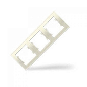 Рамка 3-м Бриллиант горизонт. сл. кость UNIVersal Рамка 3-м Бриллиант горизонт. сл. кость UNIVersal
