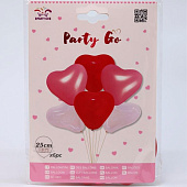 Набор воздушных шаров 6 шт. "With love", (25 см) Набор воздушных шаров 6 шт. "With love", (25 см)