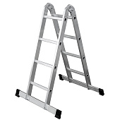 Лестница алюминиевая шарнирная двухсекционная Perilla 2х4 Лестница алюминиевая шарнирная двухсекционная Perilla 2х4