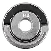 Гайка зажимная для УШМ резьба М14, посадка 22,2 мм, быстрозажимная ПРАКТИКА Гайка зажимная для УШМ резьба М14, посадка 22,2 мм, быстрозажимная ПРАКТИКА