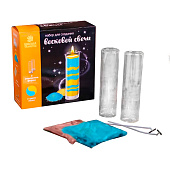  Набор для создания восковых свечей "Песочные свечи", №13, бежевый, голубой, 2011346 