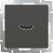  Розетка HDMI серо-коричневый WERKEL/W1186007 