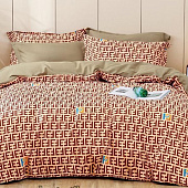 Комплект постельного белья Cleo de Satin Lux, двуспальный, наволочки 70х70 см, сатин набивной, 20/704-SL 