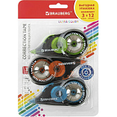 Корректор-лента BRAUBERG ULTRA COLOR, 5 мм х 8 м, корпус ассорти, дисплей, 229065 Корректор-лента BRAUBERG ULTRA COLOR, 5 мм х 8 м, корпус ассорти, дисплей, 229065